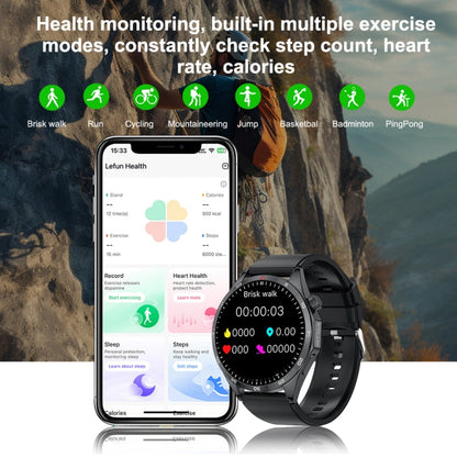 GTS4/LT09 1.5 inch IP67 Fitness Wellness Smart Watch Support Bluetooth Call / Sleep / Blood Oxygen / Heart Rate Health Monitor, Silicone Strap(Silver)