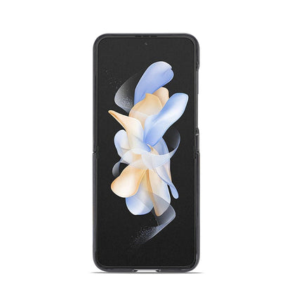 For Samsung Galaxy Z Flip6 / Flip7 FE LC.IMEEKE 3 in 1 Carbon Fiber Texture Shockproof Phone Case(Black)