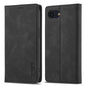 For iPhone 17e / 16e LC.IMEEKE Strong Magnetism Microfiber Leather Phone Case(Black)