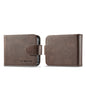 For Samsung Galaxy Z Flip6 / Flip7 FE LC.IMEEKE Calf Texture Leather Phone Case(Coffee)