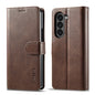 For Samsung Galaxy Z Fold6 5G LC.IMEEKE Calf Texture Leather Phone Case(Coffee)