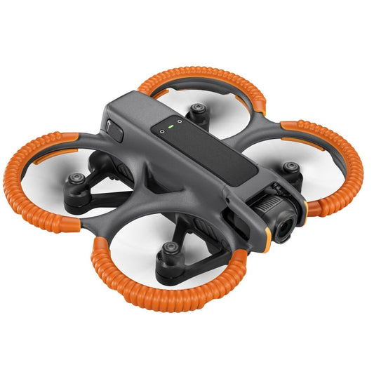 Pour DJI AVATA 2 STARTRC Hélice TPU Protection Anti-collision Bague de Protection (Orange Fluorescent)