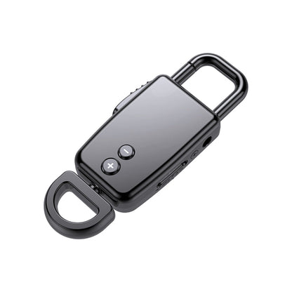 JNN S20 Zinc Alloy Keychain Voice Recorder, Memory:16GB(Black)