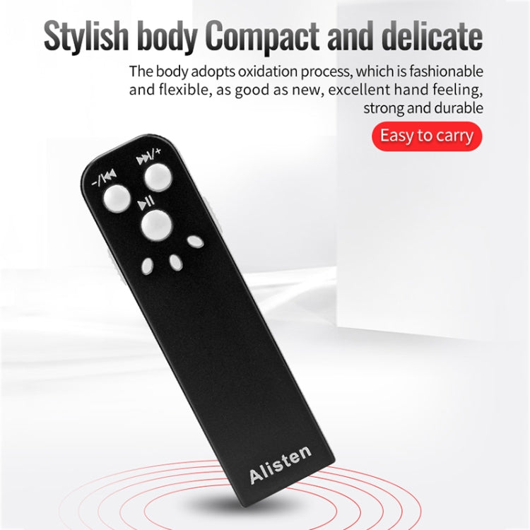 JNN J1 Mini Smart HD Noise Cancelling Voice Recorder, Memory:16GB(Black)