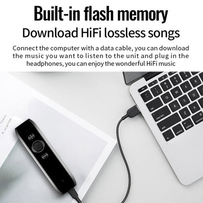 JNN L3 Bluetooth 4.2 Audio Receiver MP3 Player, Memory:4GB(Black)