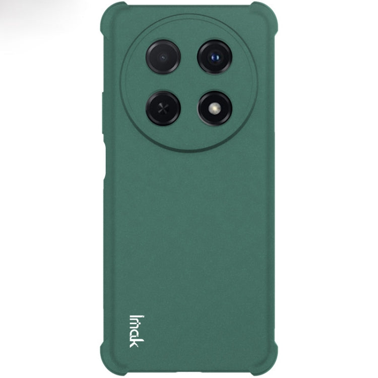For Huawei nova 12i / Enjoy 70 Pro imak Shockproof Airbag TPU Phone Case(Matte Green)
