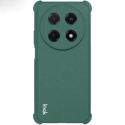 For Huawei nova 12i / Enjoy 70 Pro imak Shockproof Airbag TPU Phone Case(Matte Green)