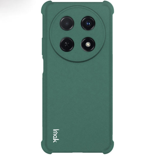 For Huawei nova 12i / Enjoy 70 Pro imak Shockproof Airbag TPU Phone Case(Matte Green)
