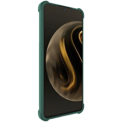 For Huawei nova 12i / Enjoy 70 Pro imak Shockproof Airbag TPU Phone Case(Matte Green)