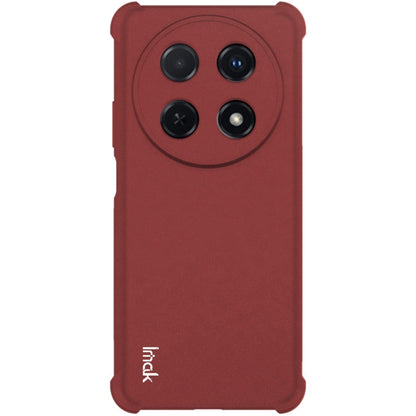 For Huawei nova 12i / Enjoy 70 Pro imak Shockproof Airbag TPU Phone Case(Matte Red)