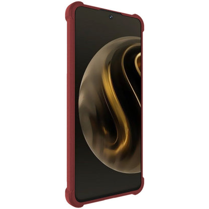 For Huawei nova 12i / Enjoy 70 Pro imak Shockproof Airbag TPU Phone Case(Matte Red)