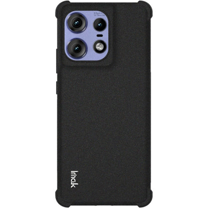 For Motorola Edge 50 Pro imak Shockproof Airbag TPU Phone Case(Matte Black)