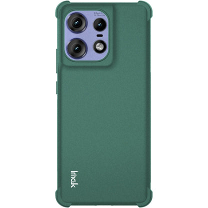 For Motorola Edge 50 Pro imak Shockproof Airbag TPU Phone Case(Matte Green)