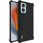For Motorola Edge 50 Fusion 5G imak Shockproof Airbag TPU Phone Case(Matte Black)