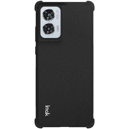 For Motorola Edge 50 Fusion 5G imak Shockproof Airbag TPU Phone Case(Matte Black)