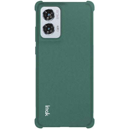 For Motorola Edge 50 Fusion 5G imak Shockproof Airbag TPU Phone Case(Matte Green)
