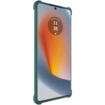 For Motorola Edge 50 Fusion 5G imak Shockproof Airbag TPU Phone Case(Matte Green)