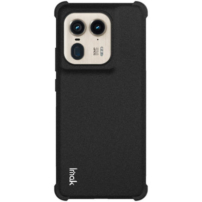 For Motorola Edge 50 Ultra 5G imak Shockproof Airbag TPU Phone Case(Matte Black)