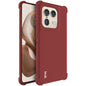 For Motorola Edge 50 Ultra 5G imak Shockproof Airbag TPU Phone Case(Matte Red)
