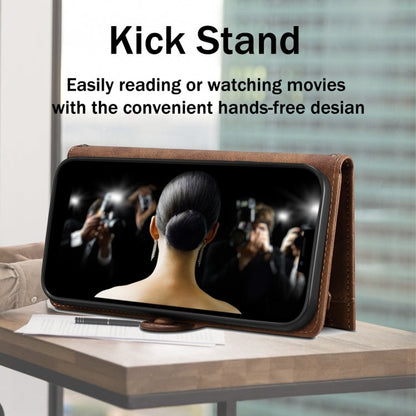 For Motorola Moto G24 Power ESEBLE Retro Frosted RFID Leather Phone Case(Brown)