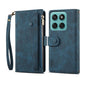 For Motorola Edge 5G 2025 ESEBLE Retro Frosted RFID Leather Phone Case(Dark Green)