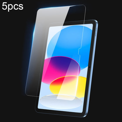 For iPad 2025 / 2022 5pcs DUX DUCIS 0.33mm 9H HD Full Screen Tempered Glass Film