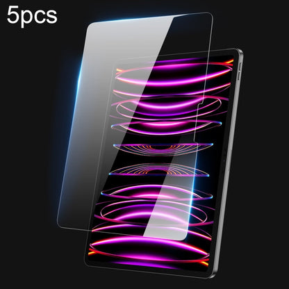 For iPad Pro 13 2025 / 2024 5pcs DUX DUCIS 0.33mm 9H HD Full Screen Tempered Glass Film