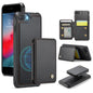 For iPhone 8 Plus / 7 Plus / 6 Plus JEEHOOD J05 Business Magnetic Style RFID Leather Phone Case(Black)