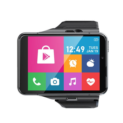 UNIWA DM200, 4GB+64GB, Téléphone montre intelligente Android 9.0 de 2,88 pouces, MT6761 Quad Core, Réseau : 4G (Noir)