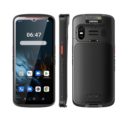 UNIWA NR6503 5G Handheld Scanner Phone, 8GB+128GB, 6.52 inch Android 13 Mediatek Kompanio 900T MT8791 Octa Core, Network: 5G(Black)