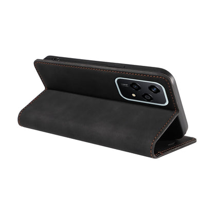 For Honor 200 Lite Global BETOPNICE Suction RFID Anti-theft Leather Phone Case(Black)