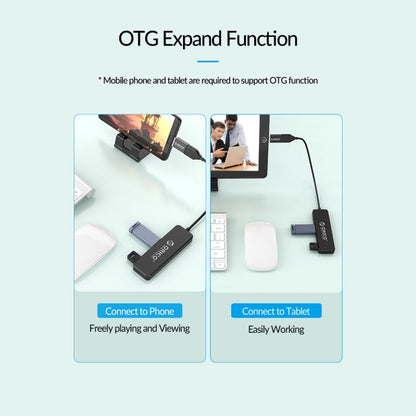 ORICO FL01-BK 4 Ports USB 2.0 HUB Expand Converter(Black)