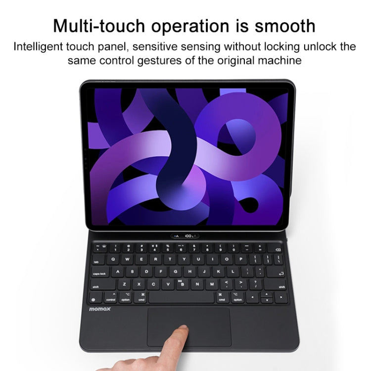 For iPad Pro 11 2018-2022/Air 10.9 2020-2022 MOMAX KB5 Mag Link Wireless Floating Waterproof Magnetic Keyboard