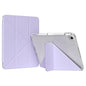 For iPad 2025 / 2022 GEBEI Deformation Leather Tablet Case(Purple)