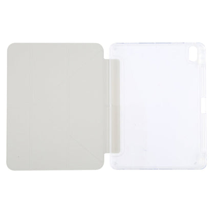 For iPad 2025 / 2022 GEBEI Deformation Leather Tablet Case(Grey)