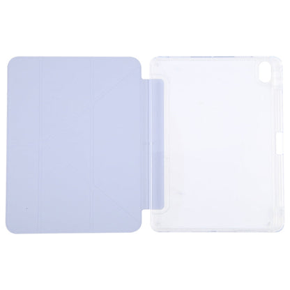 For iPad mini 2024 / mini 6 GEBEI Deformation Leather Tablet Case(Purple)