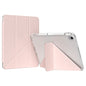 For iPad mini 2024 / mini 6 GEBEI Deformation Leather Tablet Case(Pink)