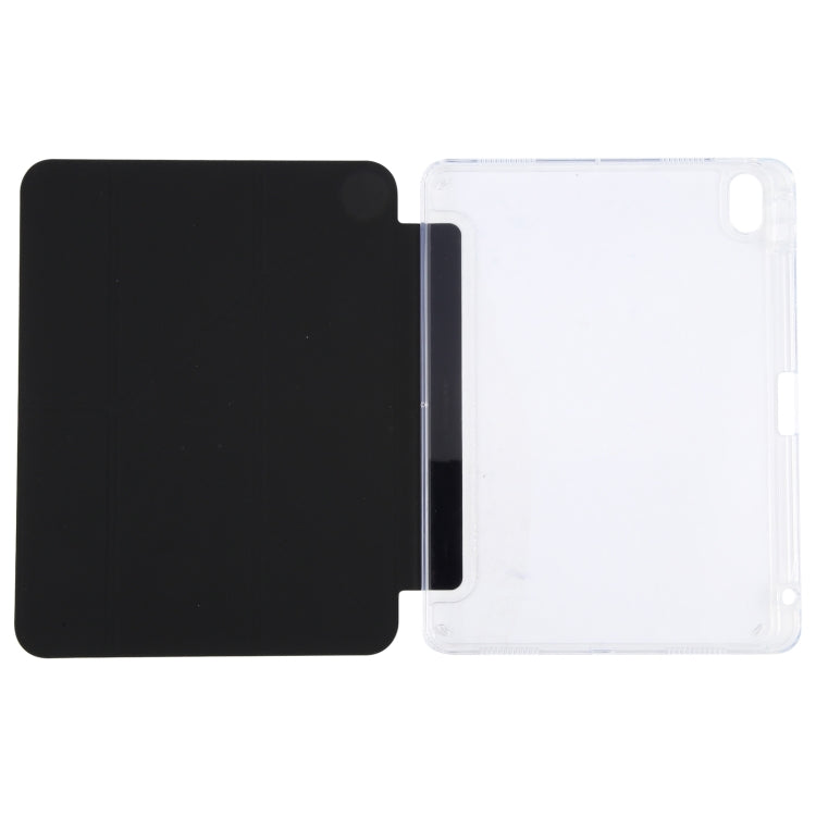 Pour iPad Pro 11 2025 / 2024 Étui pour tablette en cuir de déformation GEBEI (Noir)