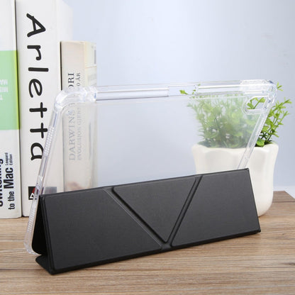 Pour iPad Pro 11 2025 / 2024 Étui pour tablette en cuir de déformation GEBEI (Noir)
