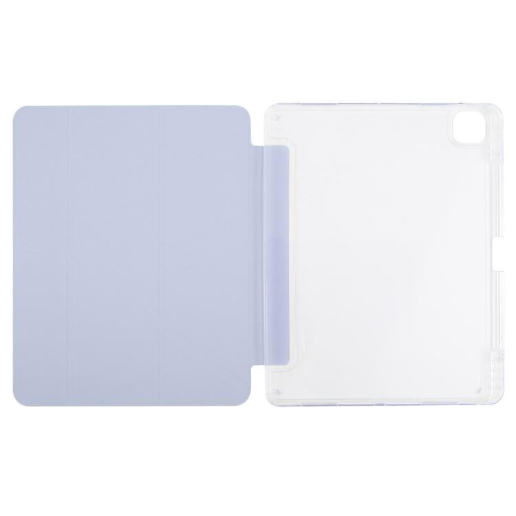 For iPad Pro 13 2025 / 2024 GEBEI Deformation Leather Tablet Case(Purple)