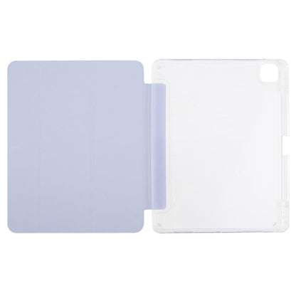 For iPad Pro 13 2025 / 2024 GEBEI Deformation Leather Tablet Case(Purple)