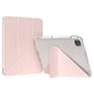 For iPad Pro 13 2025 / 2024 GEBEI Deformation Leather Tablet Case(Pink)