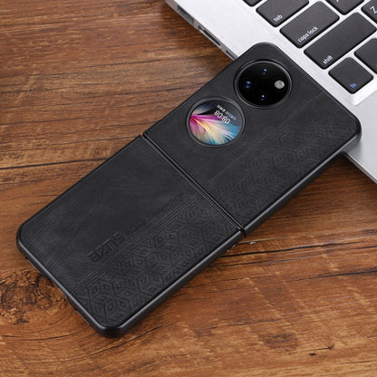 For Huawei Pocket 2 AZNS 3D Embossed Skin Feel Phone Case(Black)