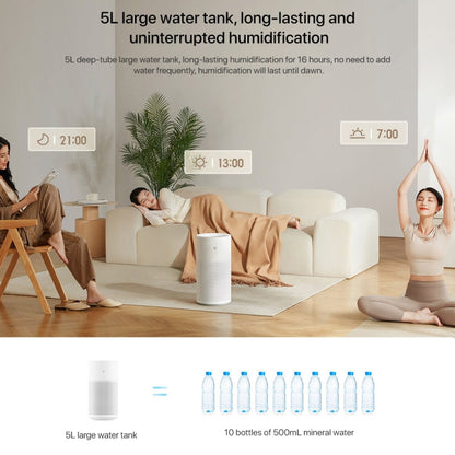 Xiaomi Mijia Pure Smart Fog-Free Humidifier 2, Specification:US Plug(White)