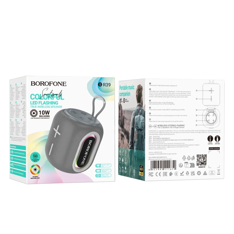 Enceinte Bluetooth portable Borofone BR39 Kaya Sports (Gris)