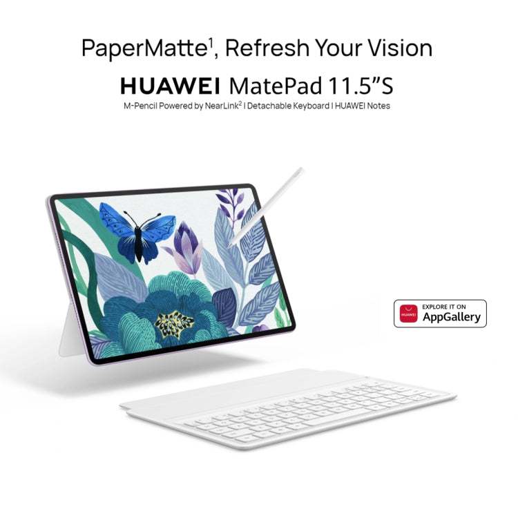 HUAWEI MatePad 11.5S Tablette PC WIFI, 8 Go+256 Go, HarmonyOS 4.2 Hisilicon Kirin 9000WM, Ne Prend Pas en Charge Google Play (Cyan)