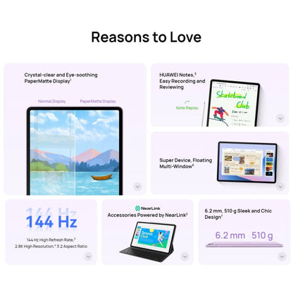 HUAWEI MatePad 11.5S WIFI Tablet PC, 8GB+256GB, HarmonyOS 4.2 Hisilicon Kirin 9000WM, Not Support Google Play(Grey)