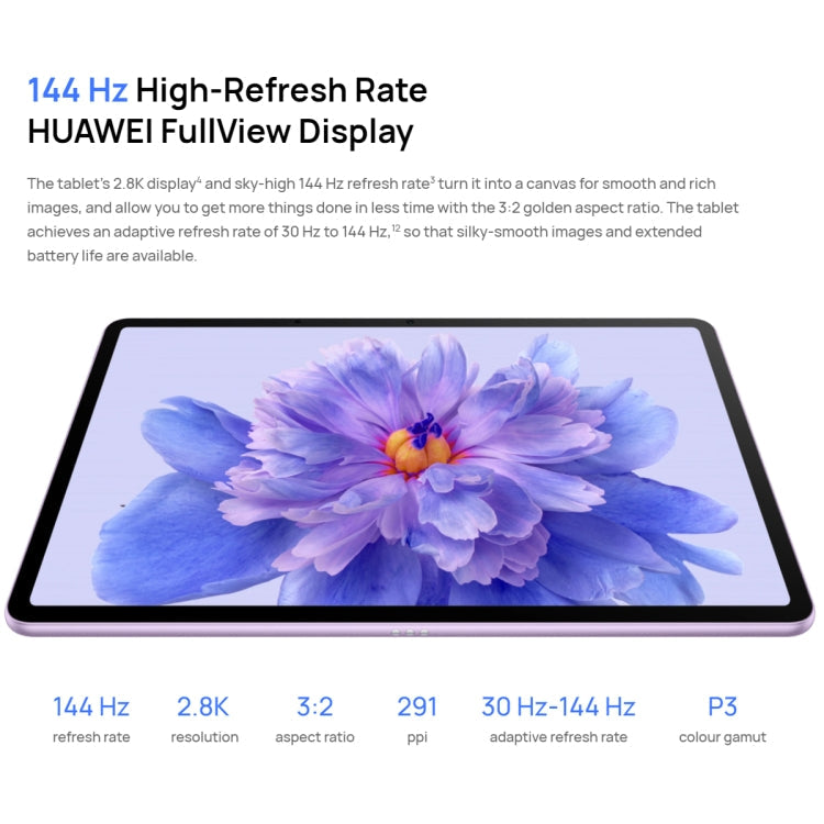 HUAWEI MatePad 11.5S Tablette PC WIFI, 8 Go+256 Go, HarmonyOS 4.2 Hisilicon Kirin 9000WM, Ne Prend Pas en Charge Google Play (Cyan)