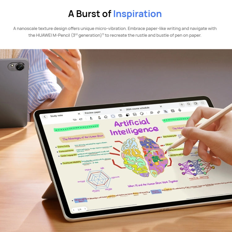 HUAWEI MatePad 11.5S PaperMatte Edition WIFI, 8GB+256GB, HarmonyOS 4.2 Hisilicon Kirin 9000WL, Not Support Google Play(Blue)