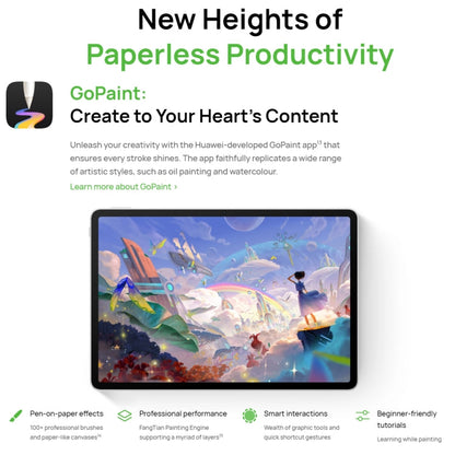 HUAWEI MatePad 11.5S PaperMatte Edition WIFI, 8GB+256GB, HarmonyOS 4.2 Hisilicon Kirin 9000WL, Not Support Google Play(Blue)